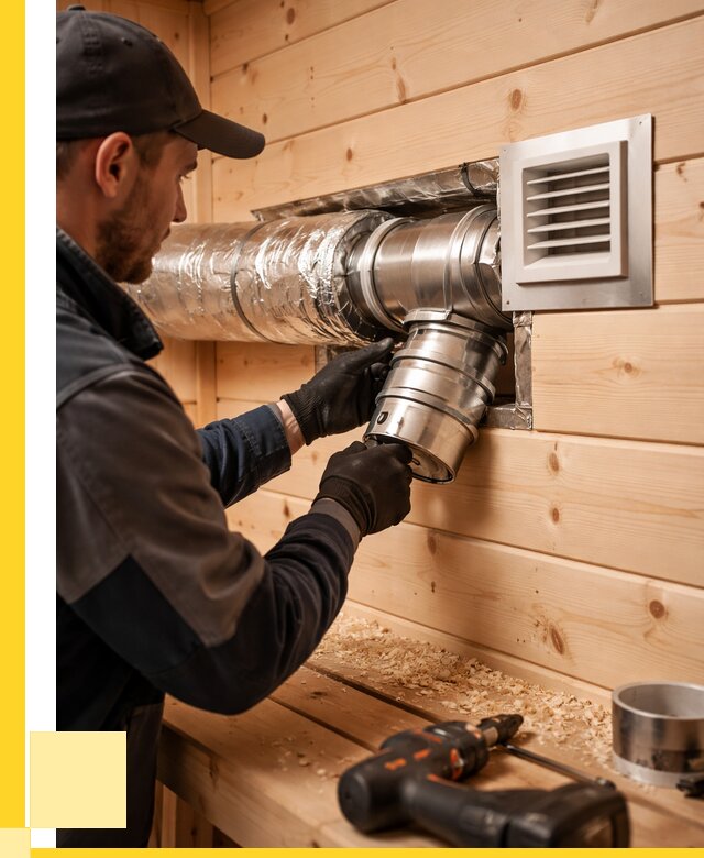 Монтаж вентиляции бани в Нерюнгри от 13032 р. | ЭриданНрю