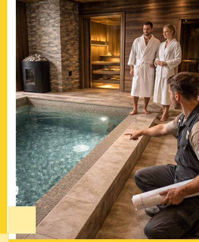 Проект бани с бассейном под ключ в Нерюнгри от 70590 р. | ЭриданНрю