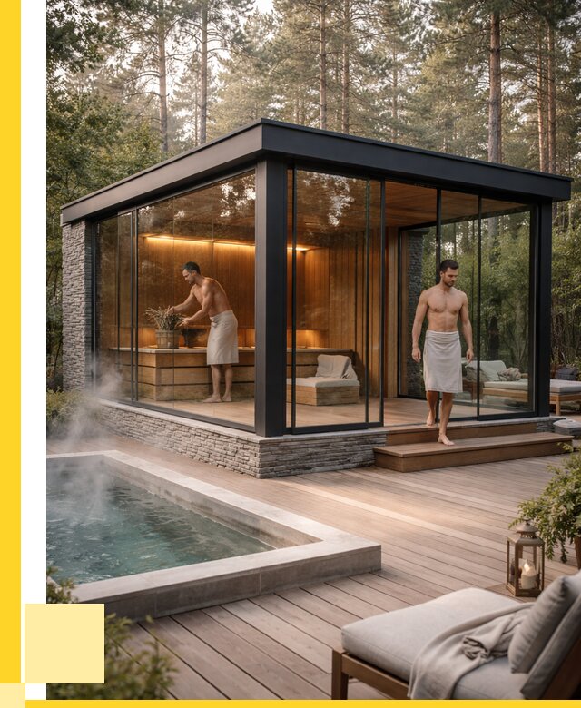 Стеклянные бани и двери в Нерюнгри от 488700 р. | ЭриданНрю