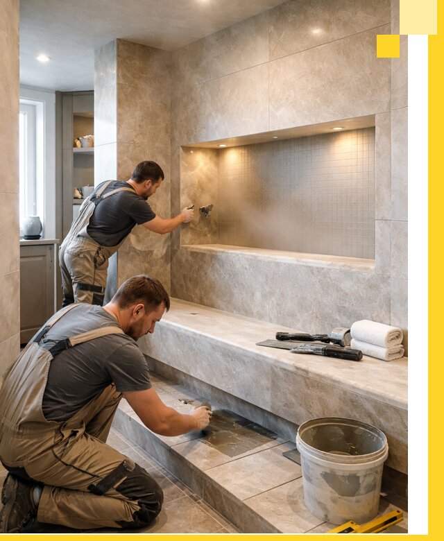 Профессиональное строительство хамама в квартире в Нерюнгри