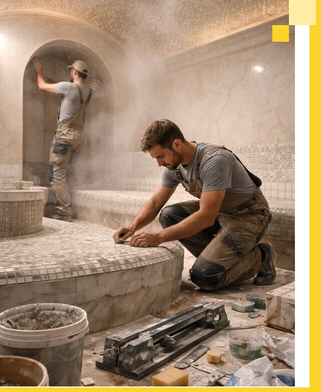 Профессиональный дизайн хамама и SPA под ключ в Нерюнгри