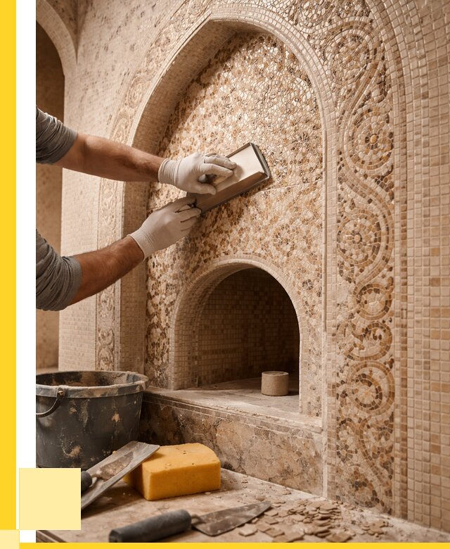 Мозаика для хамама в Нерюнгри под ключ от 5430 р. | ЭриданНрю