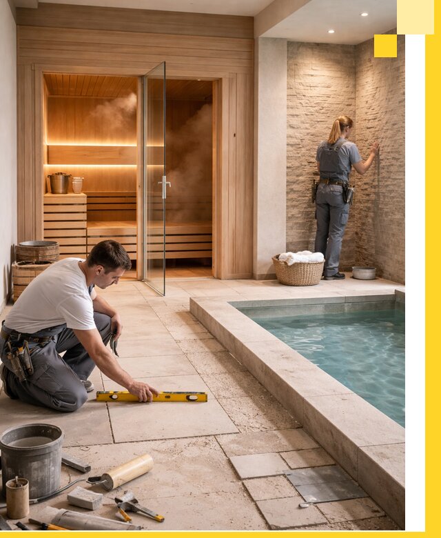 Комплексный дизайн и отделка интерьеров SPA под ключ в Нерюнгри